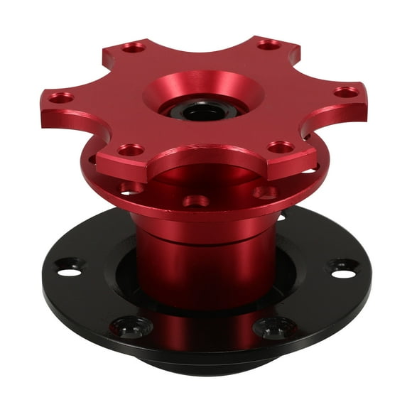 Minkissy 1Pack Quick Release Steering Wheel Device for Car Enthusiasts in Red and Compact Size