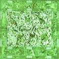 thumbnail image 1 of Ahgly Company Indoor Square Animal Green Traditional Area Rugs, 8' Square, 1 of 1