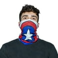 thumbnail image 3 of Captain America Captain America 809447 Costume Personnage Bandana Tubulaire Complet, 3 of 6