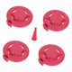 thumbnail image 1 of 4 cartuchos de combustible de butano con tapa protectora, accesorio de repuesto, piezas de alto rendimiento Rojo, 1 of 8