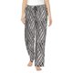thumbnail image 1 of Balery Black White Stripes Pantalones de pijama para mujer, pijamas ultraligeros, pantalones de estar por casa-Medium, 1 of 6