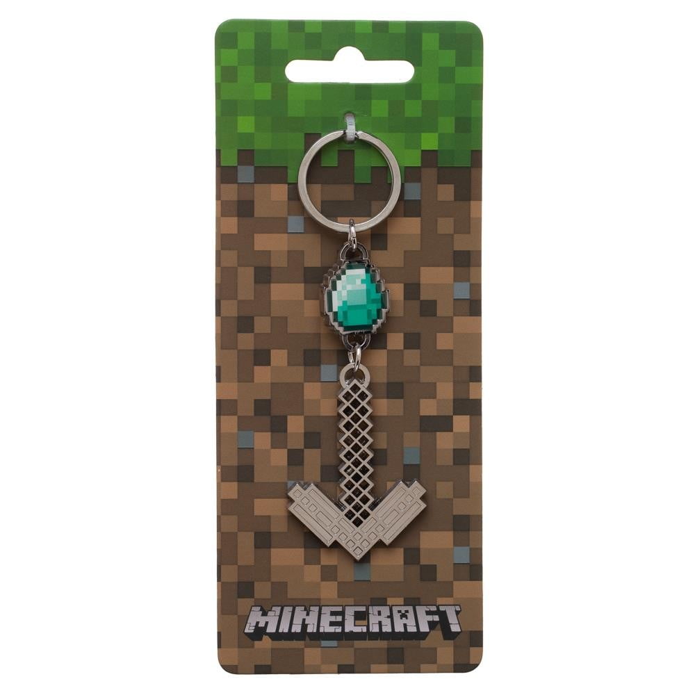 Minecraft Key Chain Minecraft Pickaxe & Diamond New ke6jn9mnc