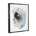 thumbnail image 3 of Glam Accent Contemporary Shapes Abstract Graphic Art Jet Black Framed Art Print Wall Art, 3 of 6