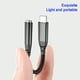 thumbnail image 3 of Adaptador de cable de audio Baja pérdida tipo C a 3.5MM Adaptador de cable de audio Aleación de aluminio trenzado DAC 32 AweSitey EL010327-00, 3 of 5