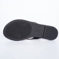 thumbnail image 6 of Miluxas Women's Boho Flat Sandals Vacation Criss Cross Slides Shoes Black 6(37), 6 of 9