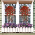 thumbnail image 4 of YiJuHui Artificial Morning Glory Garland, Realistic Silk Flower Hanging Vine, Fade-Proof Waterproof Outdoor Decor for Garden Wall Basket Patio Wedding Arch Home, 4 of 6