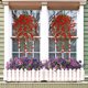 thumbnail image 4 of Simulated Fake Flower Wall Hanging Outdoor Garden Hanging Basket Decoration, 4 of 6