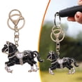 thumbnail image 2 of Horse Keychain, Rhinestone Horse Keychain, 2026 Year of The Horse Keychain, Sparkling Horses Year Keyring, Glitter Keychain, Horse Charm Keychain, Car Purse Animal Pendant Charms, 2 of 7