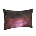thumbnail image 2 of YFYANG Super Soft Rectangular Plush Cushion Cover (Without Pillow Insert), Constellation Night Sky Comfort and Non-Pilling Hidden Zip Bedroom Sofa Pillowcases, 14"x20", 2 of 9