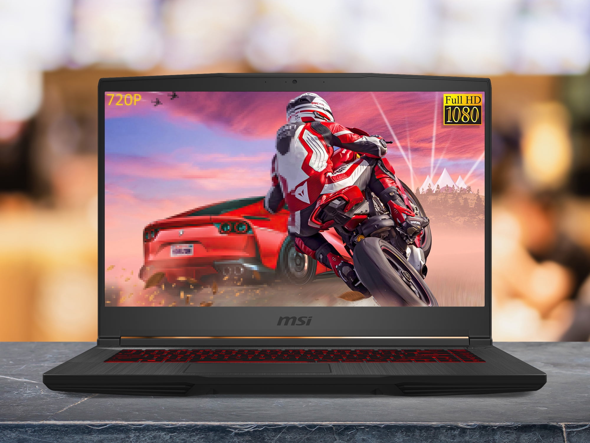 MSI GF65 Thin Gaming Laptop, 15.6
