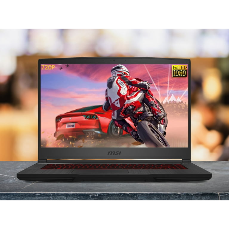 MSI GF65 Gaming Laptop: 15.6 144Hz FHD 1080p, Intel Core i7-10750H 6 Core,  NVIDIA GeForce RTX 3060, 16GB, 512GB NVMe SSD, WiFi 6, Red Keyboard, Win