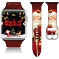thumbnail image 1 of Correa de reloj de Acción de Gracias compatible con Halloween Apple Watch 38/40/41/42/44/45 mm pulseras ajustables de silicona Feliz Navidad correa de reloj inteligente para IWatch Series 8 7 6 5 4 3, 1 of 4