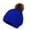 Blue-1, variant on CAICJ98 Toddler Infant Winter Skiing Hat for Baby Girl Boy Knitted Warm Skiing Caps Pompom Hat 6-12 Months,White