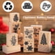 thumbnail image 4 of Juego de sellos de goma Watersay, 6 unidades, para manualidades navideñas en madera, 4 of 6