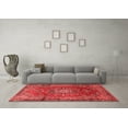 thumbnail image 3 of Ahgly Company Indoor Square Persian Red Traditional Area Rugs, 4' Square, 3 of 4
