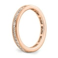 thumbnail image 5 of 14k Rose Gold Princess Cut Diamond Eternity Wedding Band Anniversary Ring Size 7.5 - 1 Ct., 5 of 5