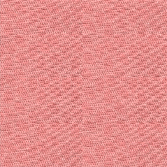 Ahgly Company Indoor Square Patterned Light Coral Pink Area Rugs, 7' Square
