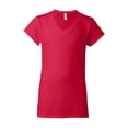 thumbnail image 2 of Gildan - Softstyle Women’s V-Neck T-Shirt - 64V00L - Cherry Red - Size: XL, 2 of 3