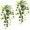 Ivy, variant on 2 Pack Fake Hanging Plants for Shelf, Artifical Potted Ivy Plants for Bathroom Decor, Fake Ivy Hanging Plant for Indoor Farmhouse Decor (Ivy)