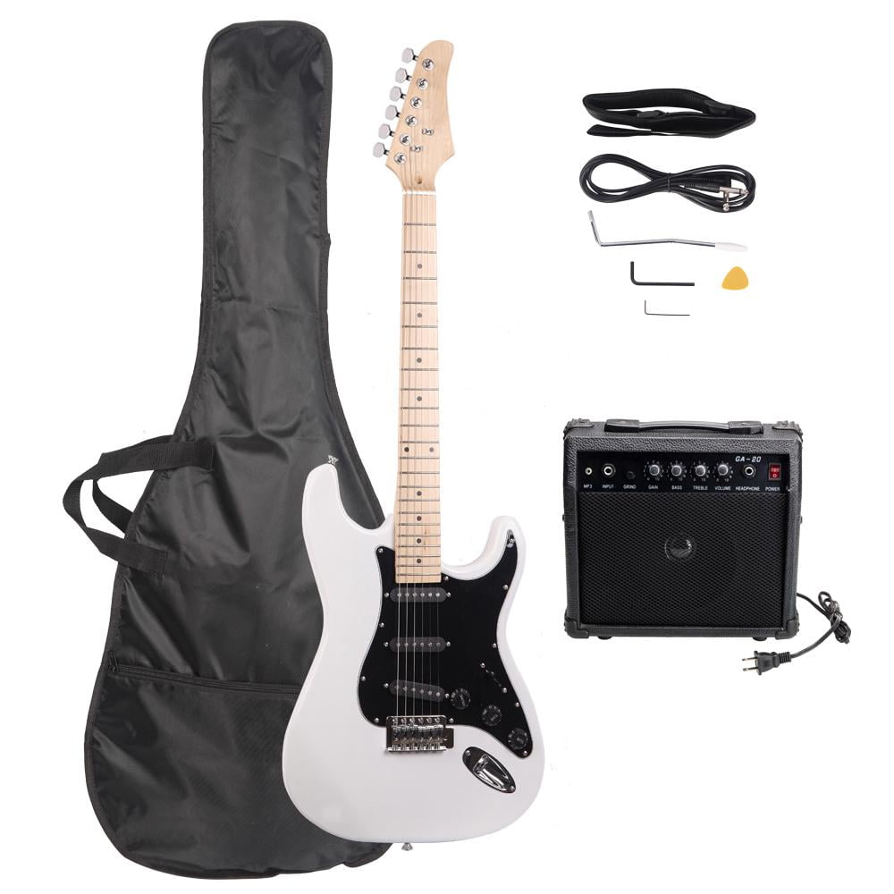 Electric Guitar with Black Pickguard 