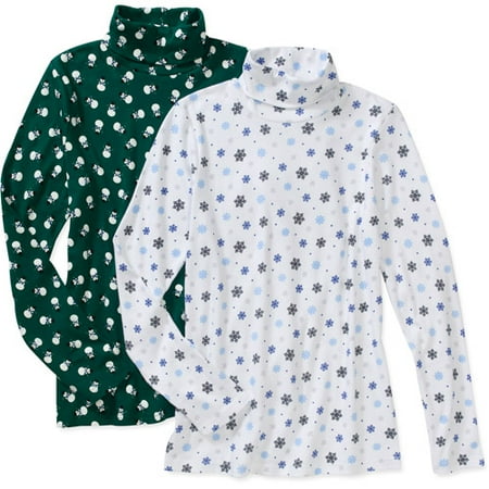 White Stag Ladies Turtle Neck Knit Top