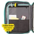 thumbnail image 2 of Five Star 1" Carry-All Zipper Binder, Grey/Black, 2 of 3