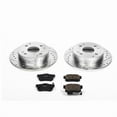 thumbnail image 2 of PowerStop Rear Z23 Evolution Sport Carbon-Fiber Ceramic Brake Pad and Drilled & Slotted Rotor Kit Fits: ACURA HONDA Select Models K1244, 2 of 5