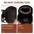 thumbnail image 5 of DODAMOUR Hair Bun Maker and Bonus Hair Ties Set, Hair Bun Accessories Elastic Band, French Twist Snap Curly Bun Styler (Black, Brown), 5 of 6