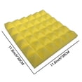 thumbnail image 2 of 12PC Self-adhesive DIY Sound-absorbing Sponge Board Sound Insulation Sponge, 2 of 3