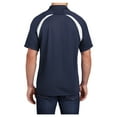 thumbnail image 2 of Yellow Rooster Men's Dry Zone Colorblock Raglan Male Polo T-Shirts True Navy/ White Black XL, 2 of 6
