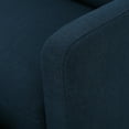 thumbnail image 5 of GDF Studio Alma Contemporary Upholstered Loveseat Recliner, Navy Blue Fabric, 5 of 12