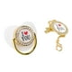 thumbnail image 4 of Pacificador de Bebé Recién Nacido Bling I Love You Patrón Exquisito Regalos Pacificadores Dummy Dummy Con Clip de Cadena para Recién Nacido, 4 of 7