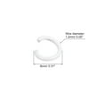 thumbnail image 2 of Unique Bargains Open Jump Rings, 8mm Colorful O-ring Connectors for DIY Crafts, White, 160Pack, 2 of 4