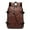 Brown, variant on Tilorraine new vintage men backpack fashion style PU leather school student bags computer bag pocket notebook travel backpacks
