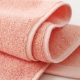 thumbnail image 3 of Juego de 4 Toallas de Mano para baño, 100% algodón, Toallas Suaves Altamente absorbentes para Adultos, para baño, Cocina, Rosa, Blanco, Azul Gris, 3 of 4