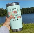 thumbnail image 5 of Teacher Gifts for Women - Teacher Appreciation Gifts from Students - Teacher Birthday Gifts, Teacher Christmas Gifts - It Takes a Big Heart to Shape Little Minds - 20oz Teacher Tumbler, 5 of 6