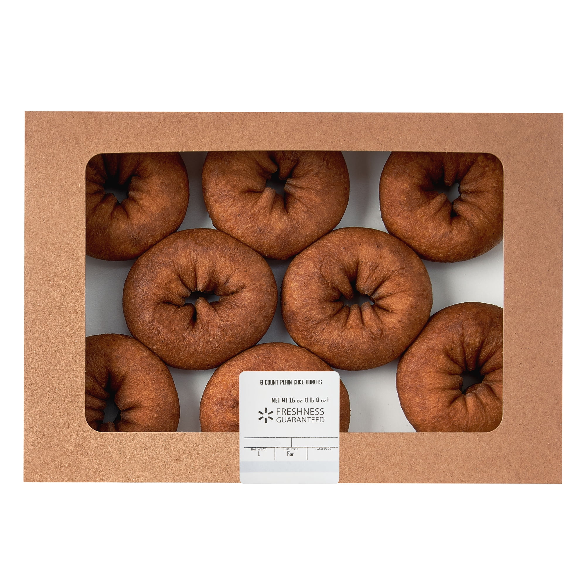 Freshness Guaranteed Plain Cake Donuts, 16 oz, 8 Count