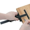thumbnail image 5 of lanema T-Square Ruler, Adjustable Aluminum Alloy Scriber Drawing T-Ruler for Carpentry Measuring Woodworking Line Drawing, 5 of 15