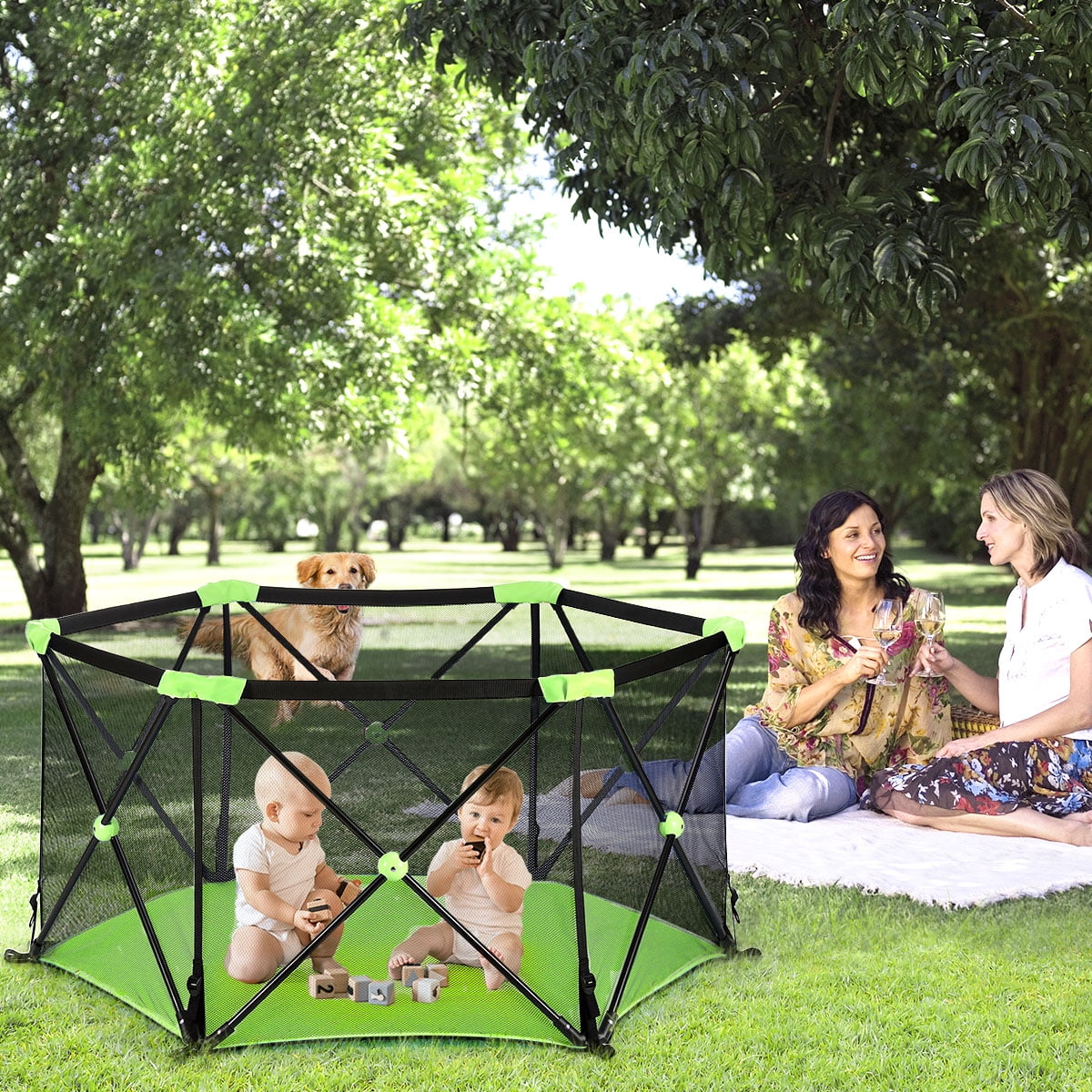 infant outdoor play area