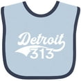 thumbnail image 3 of Inktastic Detroit 313 Boys or Girls Baby Bib, 3 of 4