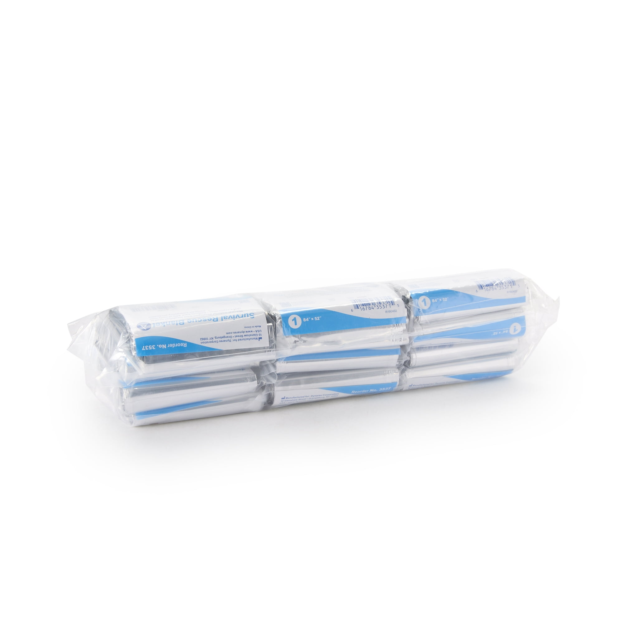 Dynarex Emergency Blanket Silver 120 Ct