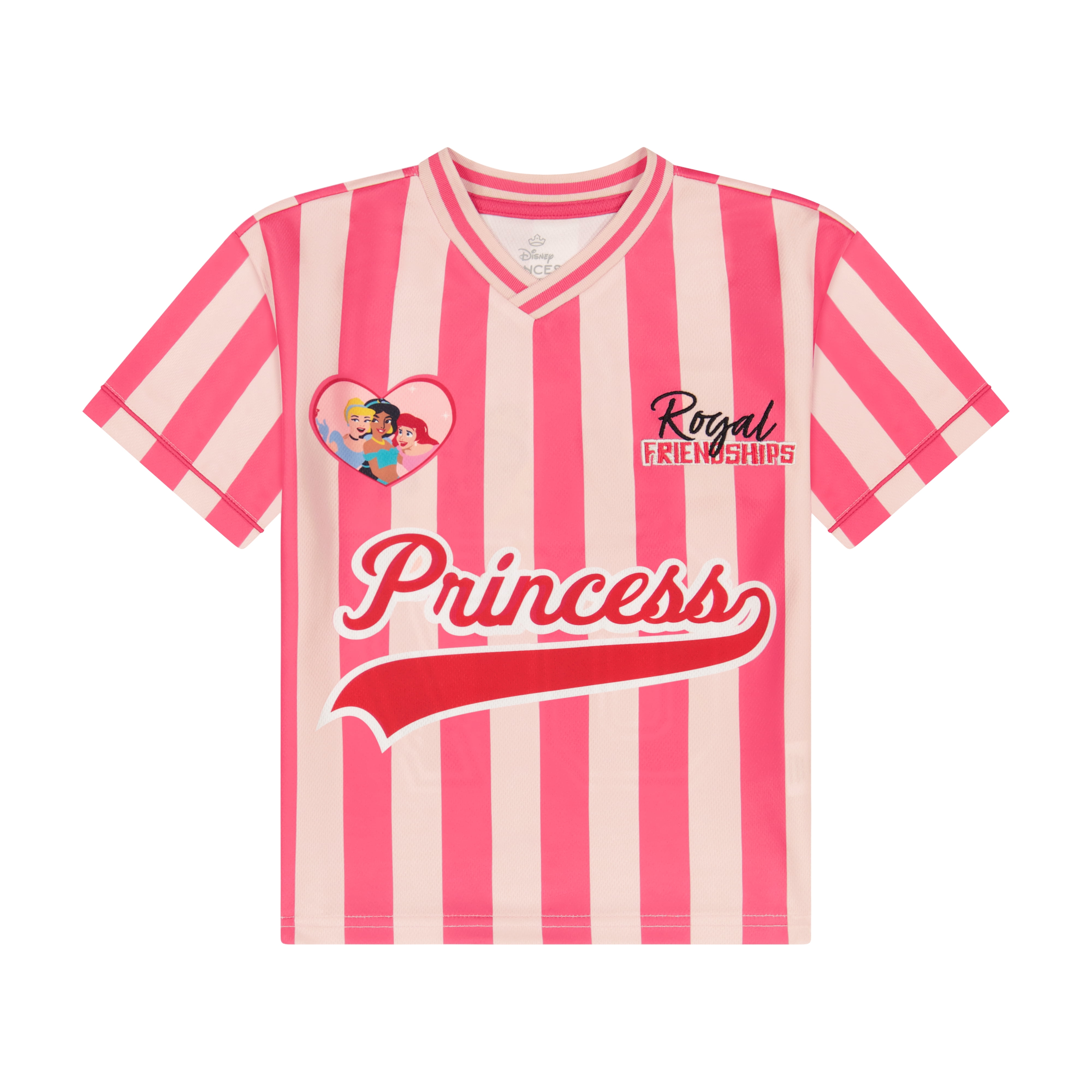 Disney Princess Toddler Short Sleeve Jersey, Sizes 12 Months-5T
