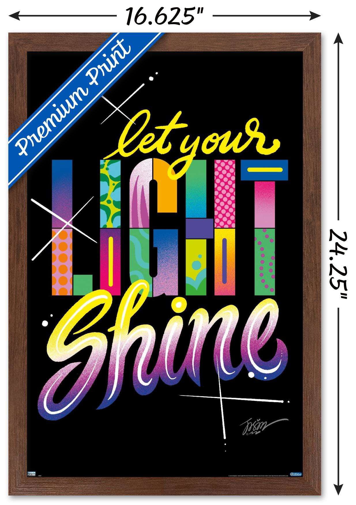 Jason Naylor - Let Your Light Shine Wall Poster, 14.725" x 22.375", Framed