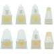 thumbnail image 3 of Kit para hacer sushi NQ 10 piezas Molde para Rollos de Arroz 5 formas Únicas Blanco crema, 3 of 5