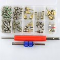 thumbnail image 2 of 104Pcs Car Air Conditioner Valve Cores Assortment A/C AC Shrader Valve Core & Tool R134 R12 HVAC Val, 2 of 5