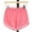 Pink6, variant on HOZADOIE Workout Shorts for Women Solid Color Elastic Waistband Leisure Comfortable Running Yoga Relaxed Fold Over Sports Dolphin Shorts