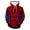 Deep Red, variant on Hero Hoodies Pullover Spider Pattern Sweatshirts Superhero Long Sleeve Shirts with Pocket Casual Tops for Winter Red S