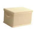 thumbnail image 4 of Contenedor de almacenamiento de ropa, caja de almacenamiento de juguetes, caja portátil para ropa y mantas, organizador de armario con tapa para M, 4 of 8