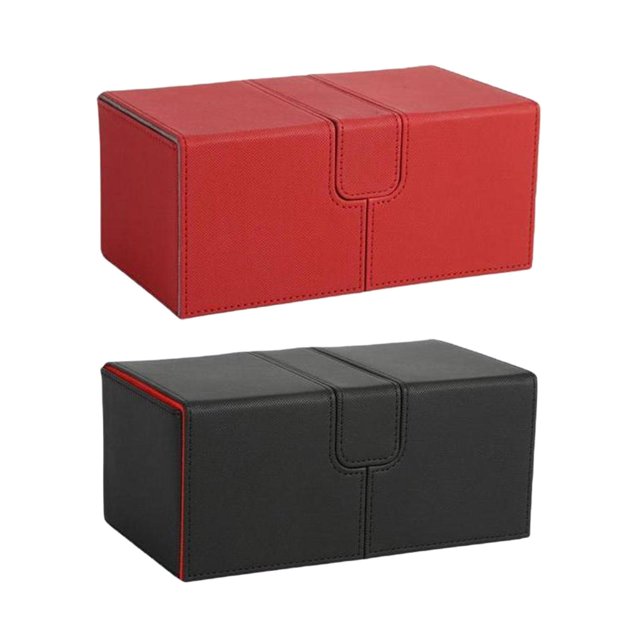 Estuche de baraja de cartas coleccionables,Soporte para caja de baraja de cartas coleccionables Separadores de caja grandes,Organizador de tarjetas MTG Organización de soporte de Hugo Estuche de baraja de cartas coleccionables