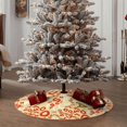 thumbnail image 4 of Bingfone Christmas Tree Skirt Mat Christmas Decoration Interior 36" -Scandinavian Alphabet2, 4 of 6